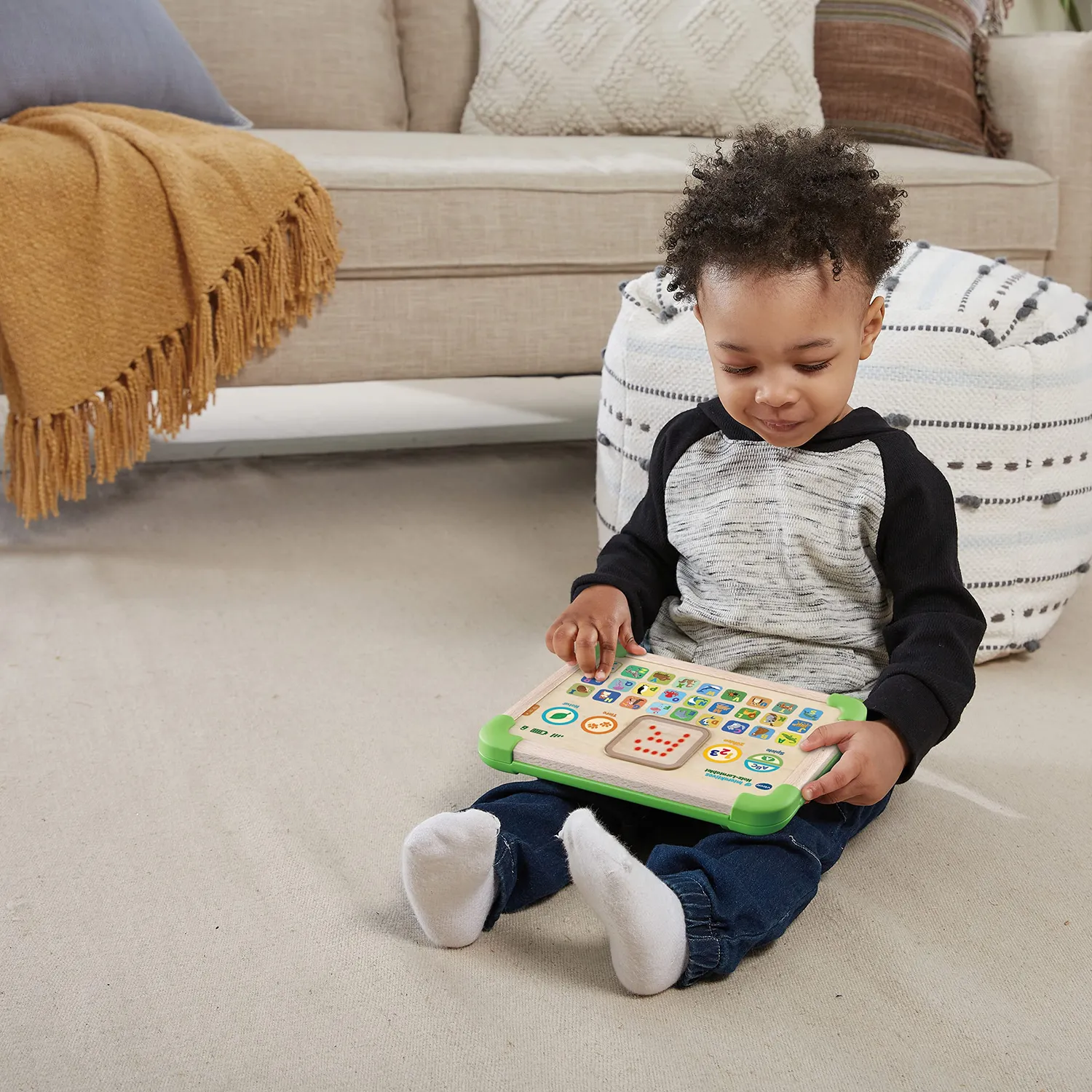 VTech Holz-Lerntablet interaktiv FSC ab 1 Jahr 26 Tasten