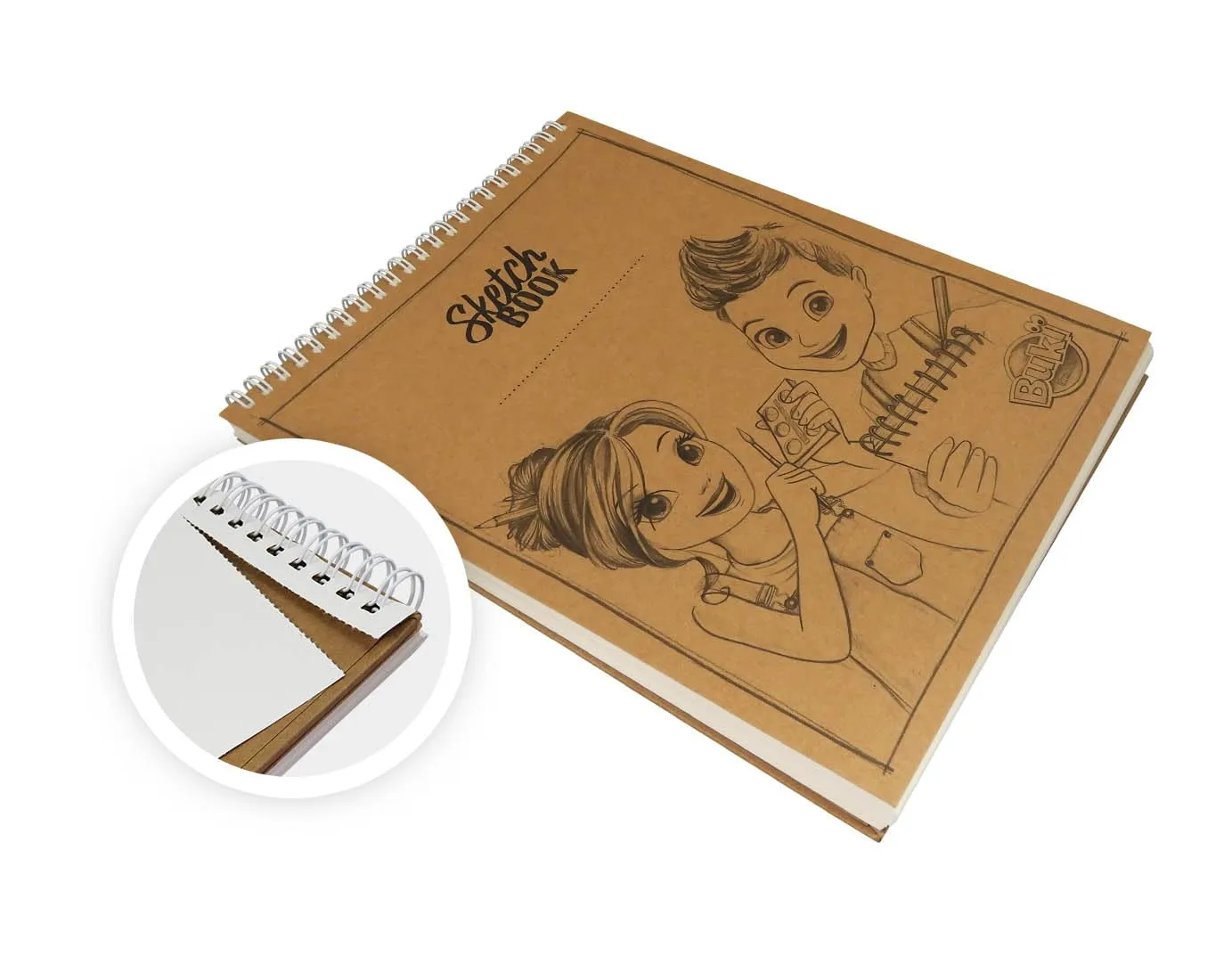 Buki Professional Studio 5436 Mal-Set Malkoffer mit Zeichenblock