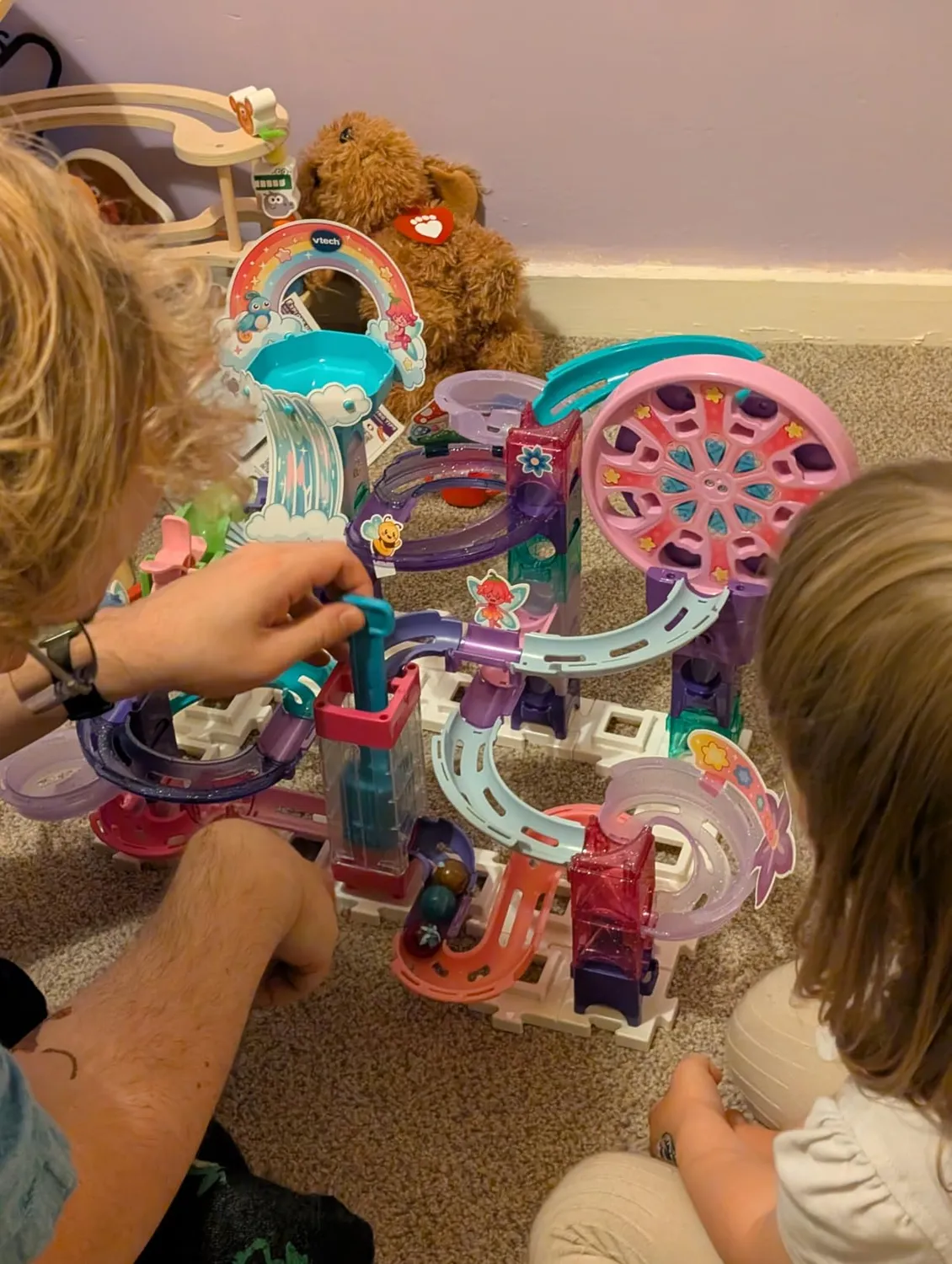 VTech Marble Rush Petal Power Kugelbahn 96-tlg Blumen