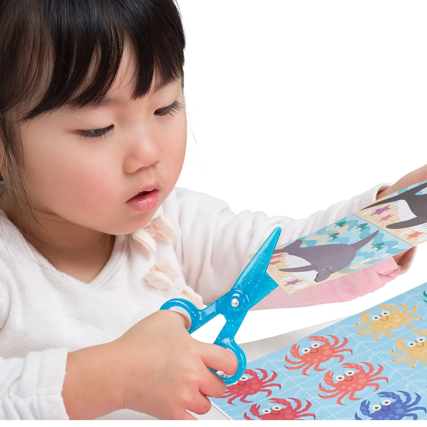 Melissa & Doug Sea Life Scissor Skills Bastelblock Meer ab 4 Jahren