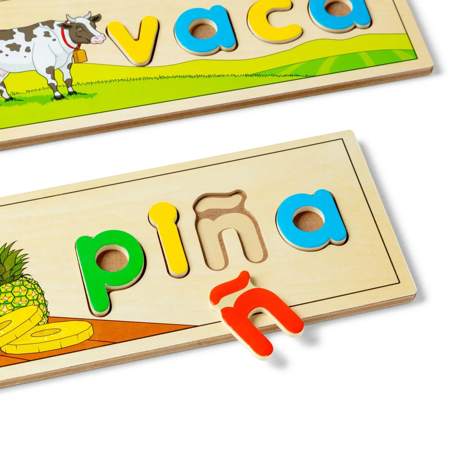 Melissa & Doug Spanish See & Spell Learning Toy Lernpuzzle