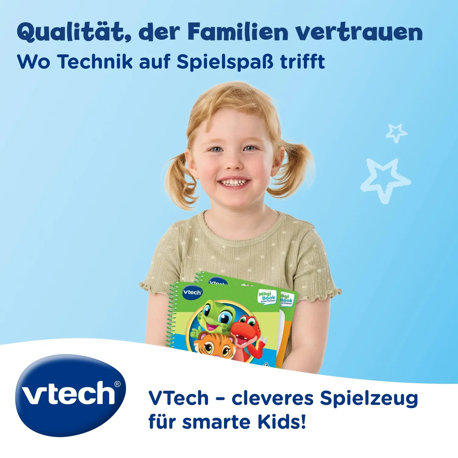 VTech MagiBook Story'Friends Starter-Set Lernstift Bücher