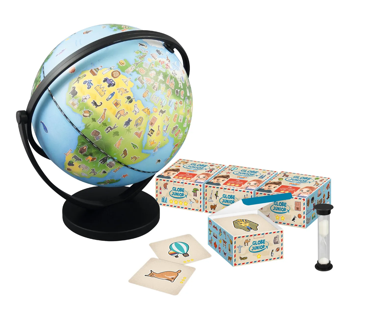 Buki 9010 Globus Junior Lernspiel 20 cm ab 4 Jahren