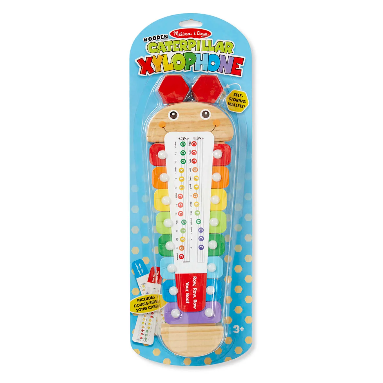 Melissa & Doug Raupe Xylophon Holz ab 3 Jahren