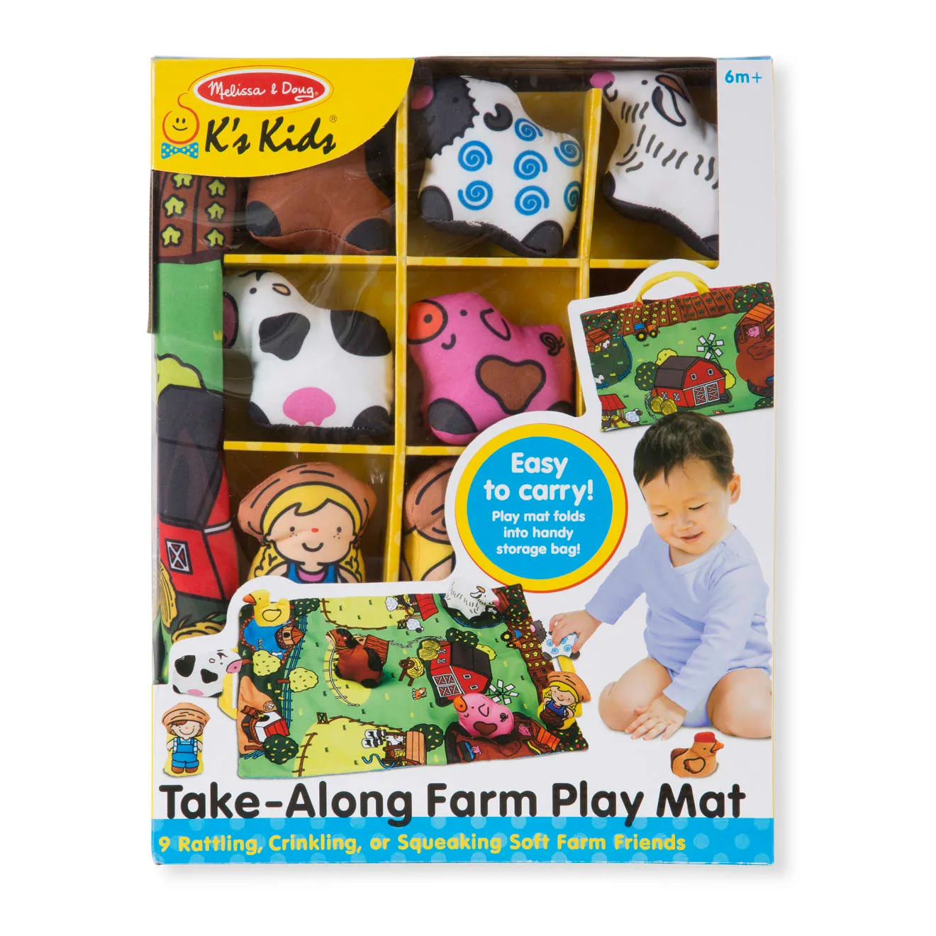Melissa & Doug K's Kids Bauernhof Spielmatte Baby