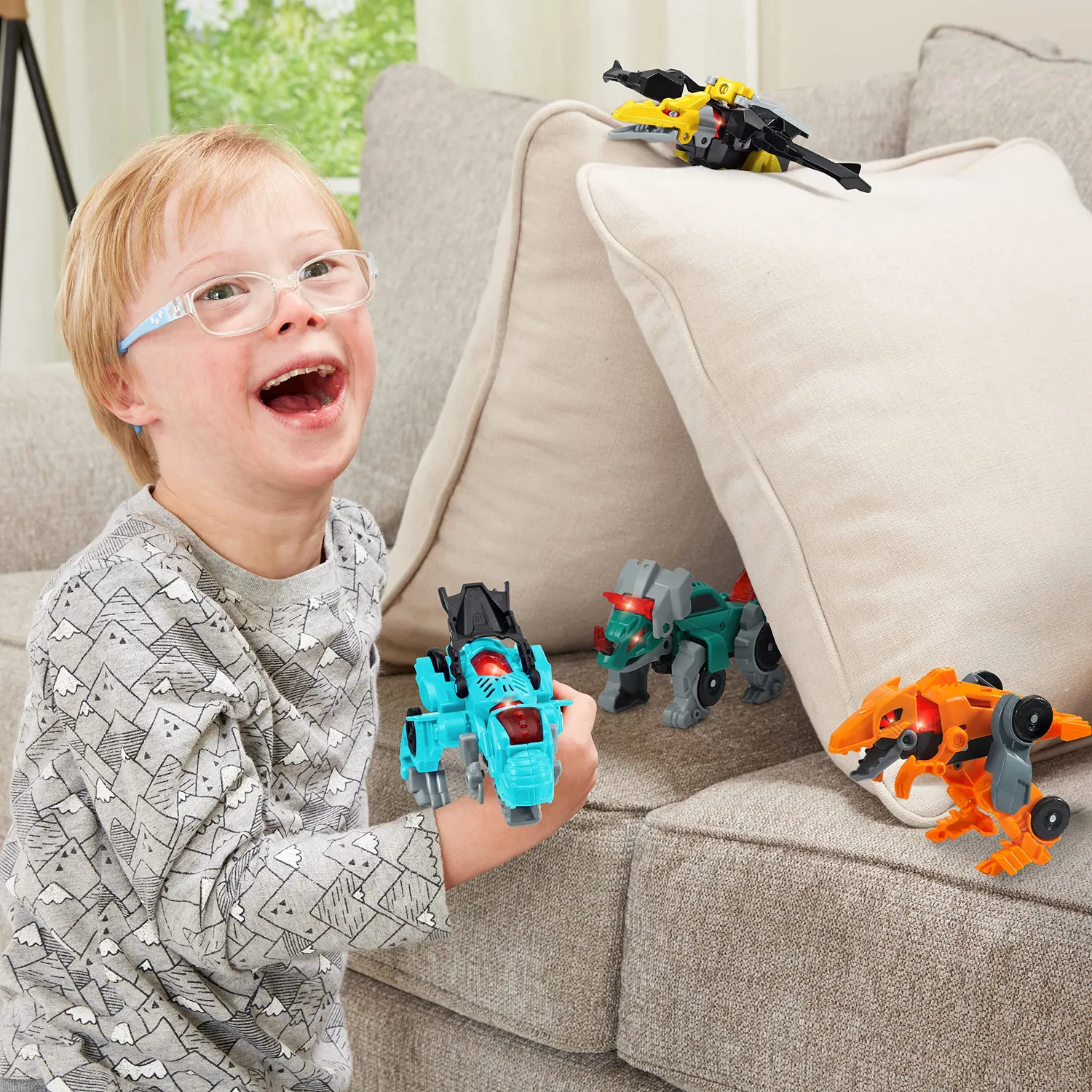 Vtech Switch and Go Dinos Surprise Ei Spielzeug 2-Pack mit Sound