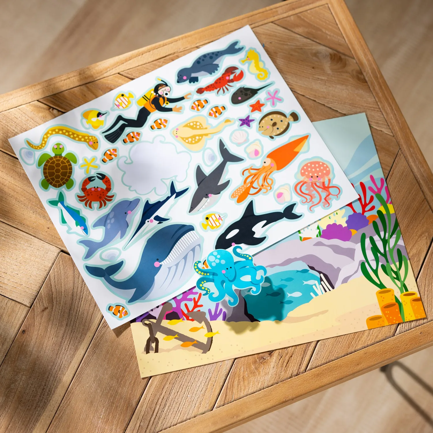 Melissa & Doug Habitats Stickerbuch wiederverwendbar 150 Sticker