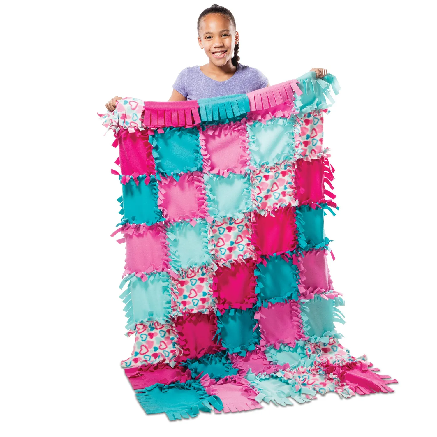 Melissa & Doug Created by Me Herz Fleecedecke Bastelset