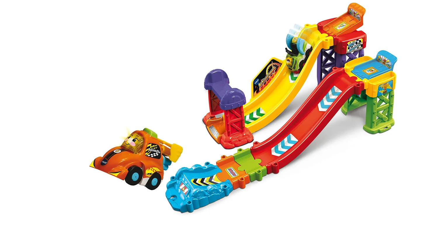 VTech Tut Tut Baby Flitzer 3-in-1 Actionrampe Spielset mit Auto