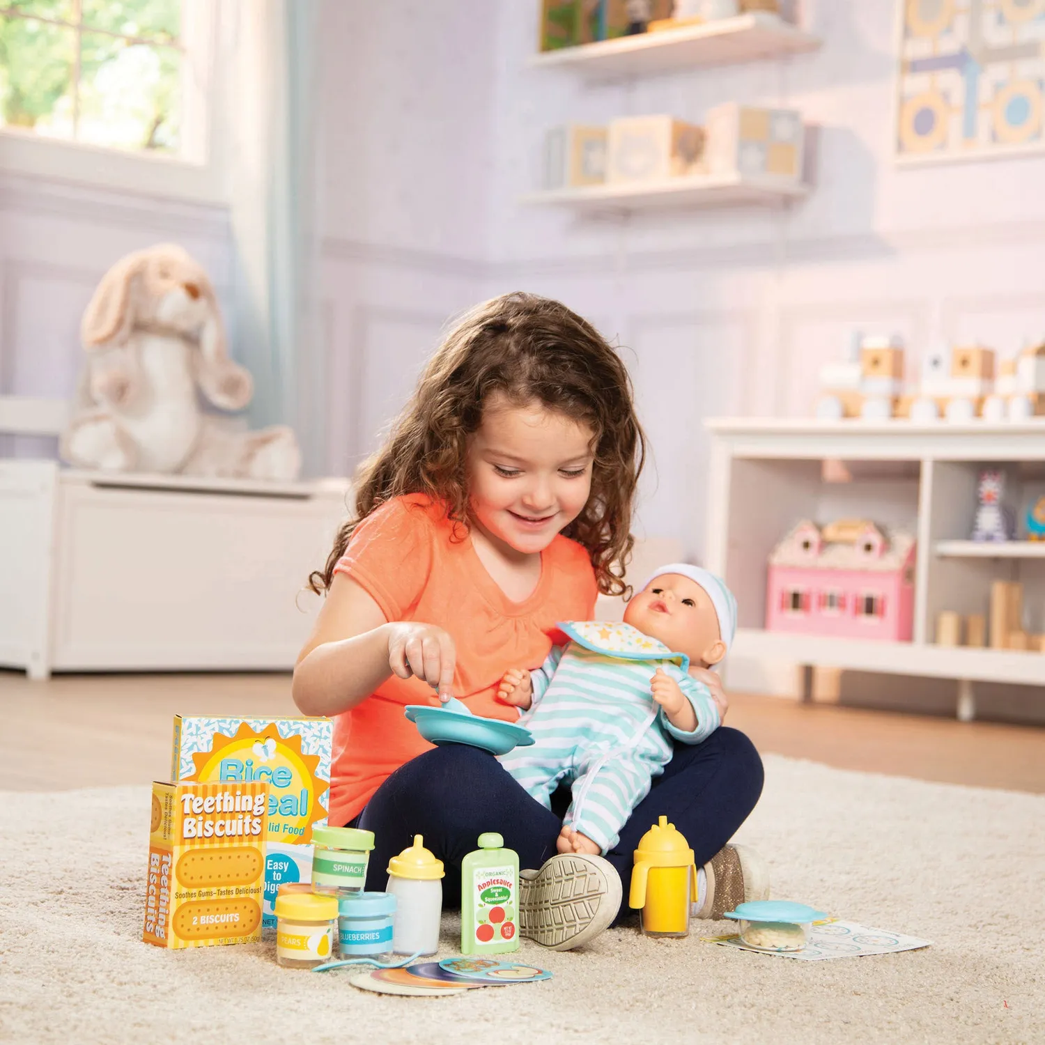 Melissa and Doug Mine to Love Fütter Set Puppenzubehör 24tlg