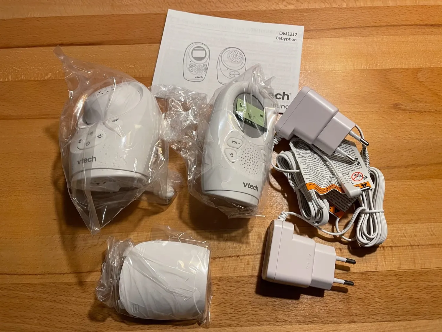VTech DM1212 Audio-Babyphon DECT Gegensprechen Nachtlicht