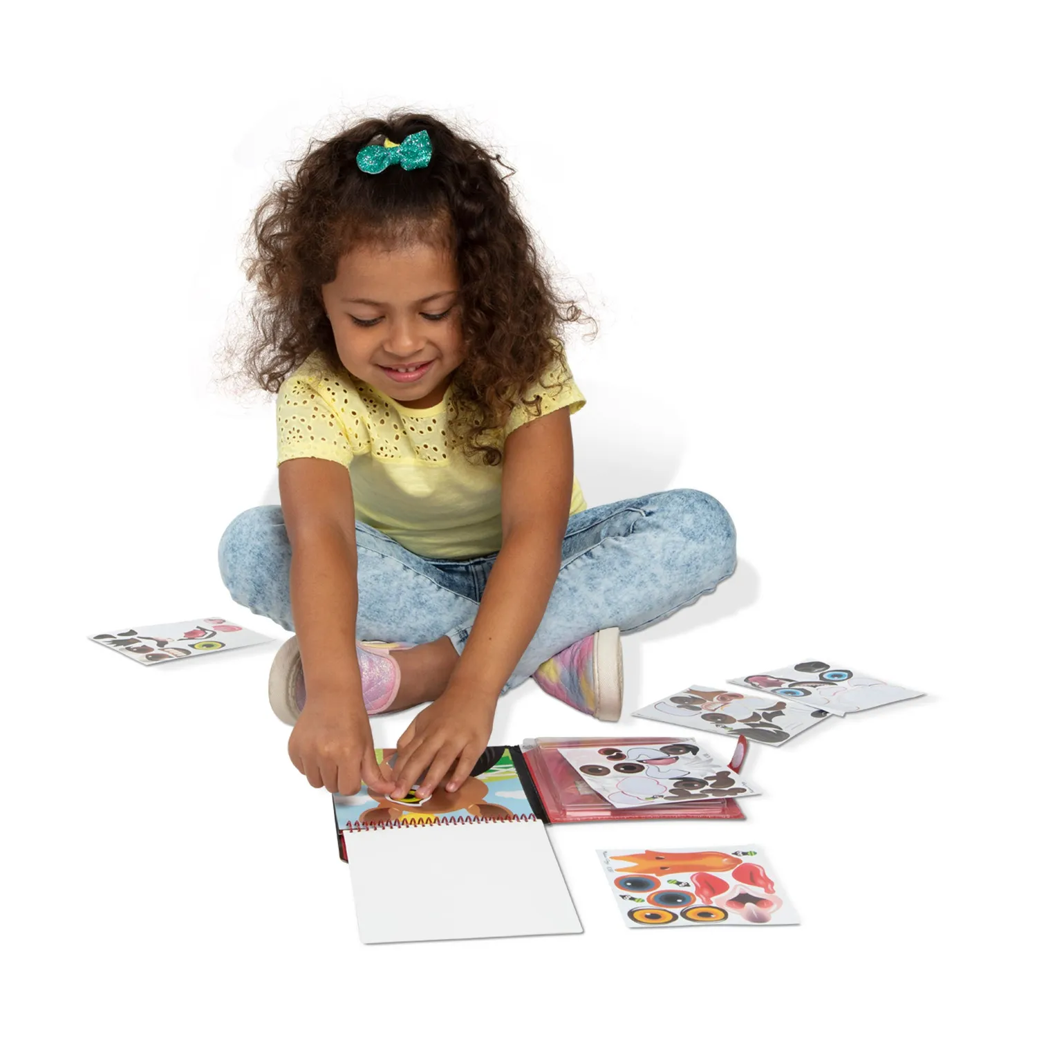 Melissa & Doug Make-a-Face Farm Stickerbuch Bauernhof 76 Sticker