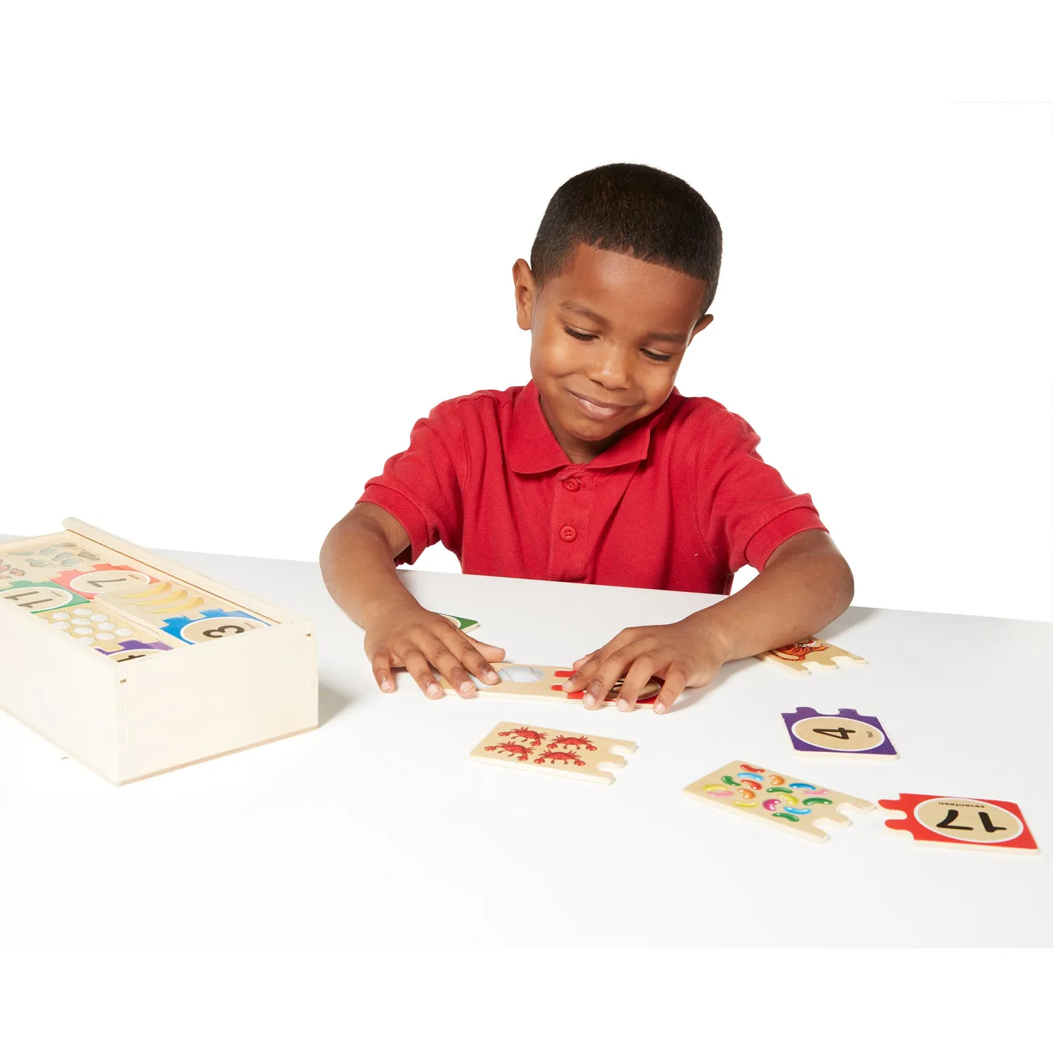 Melissa Doug Self-Correcting Number Puzzles Zahlenpuzzle 40-tlg
