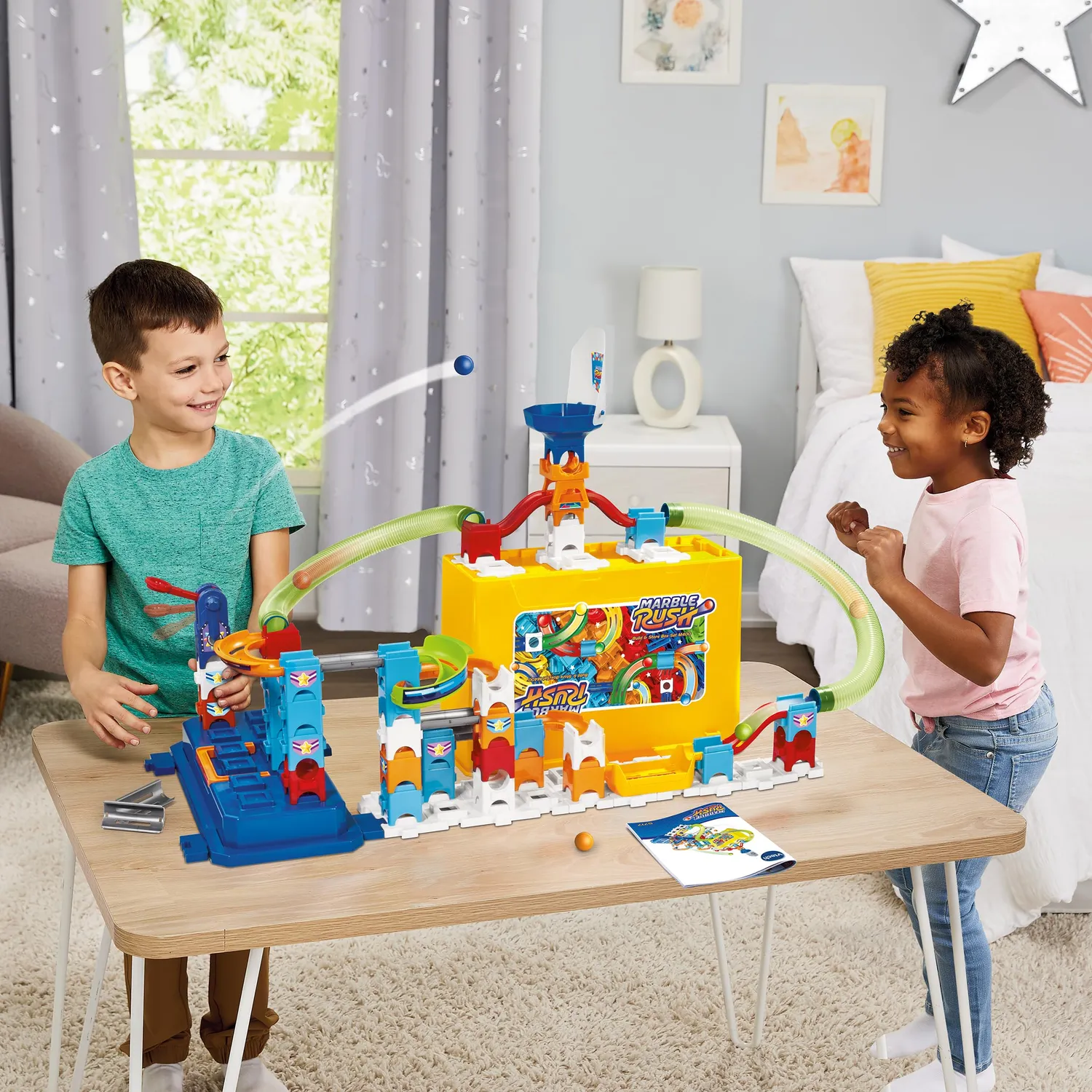 VTech Marble Rush M400 Murmelbahn 65 Bauteile 4-12 Jahre