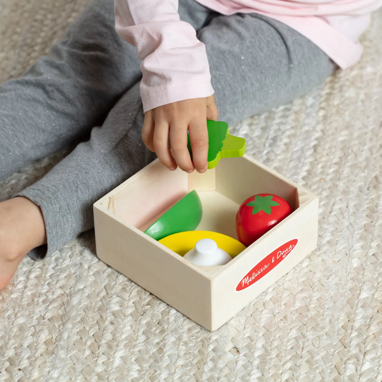 Melissa & Doug Food Groups Obst Gemüse Holzset