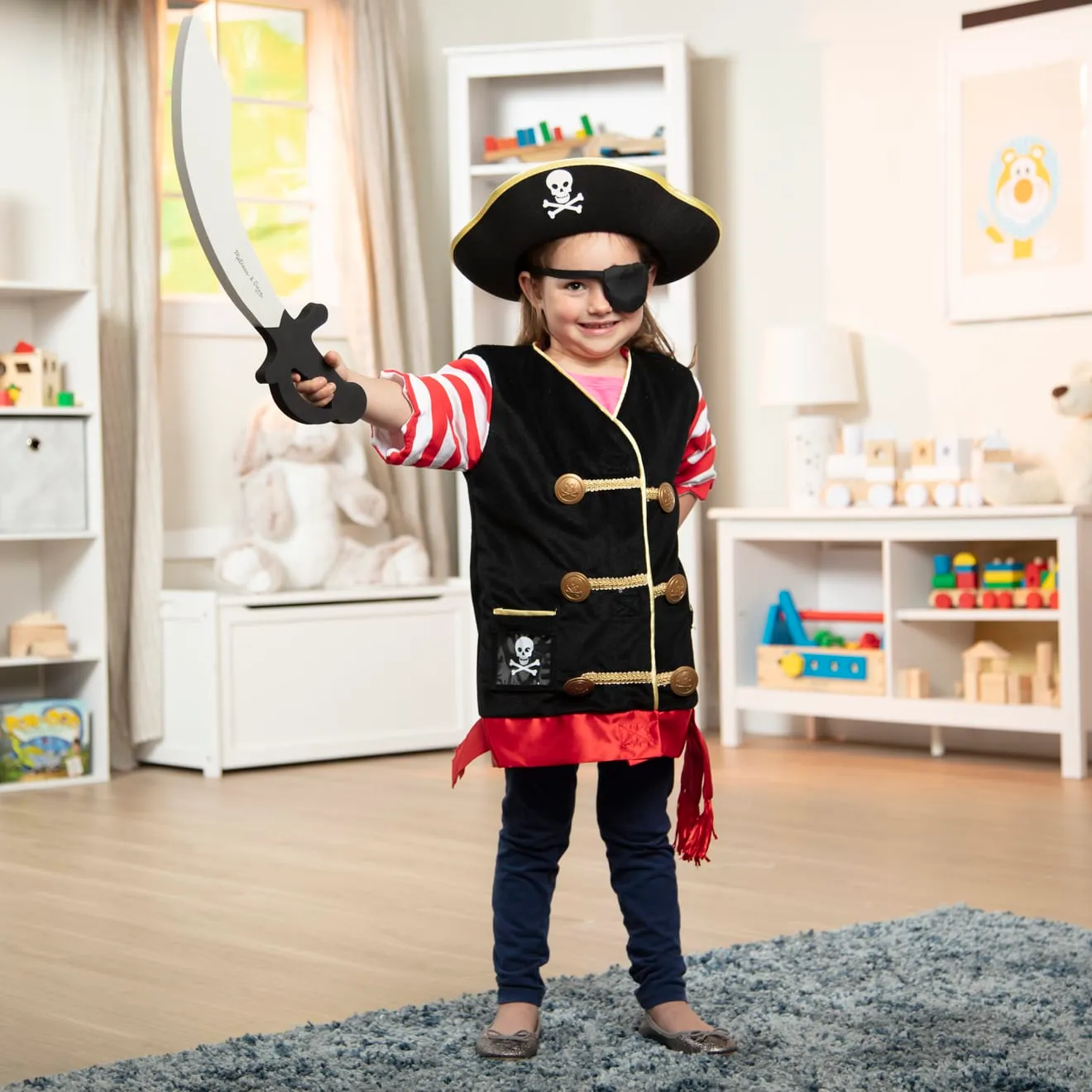 Melissa & Doug Pirate Kostümset Pirat 3-6 Jahre