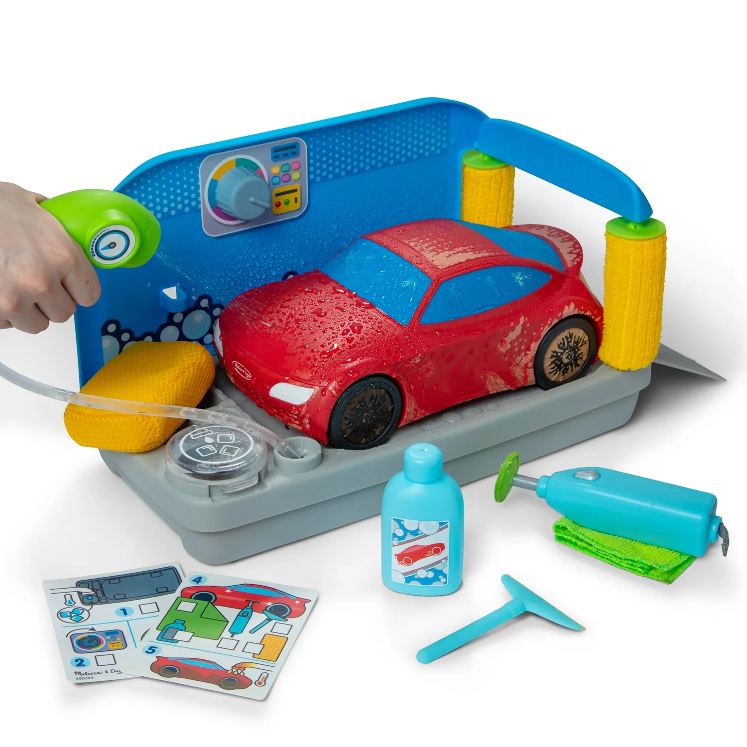 Melissa & Doug Spray & Shine Autowaschanlage Spielset Auto