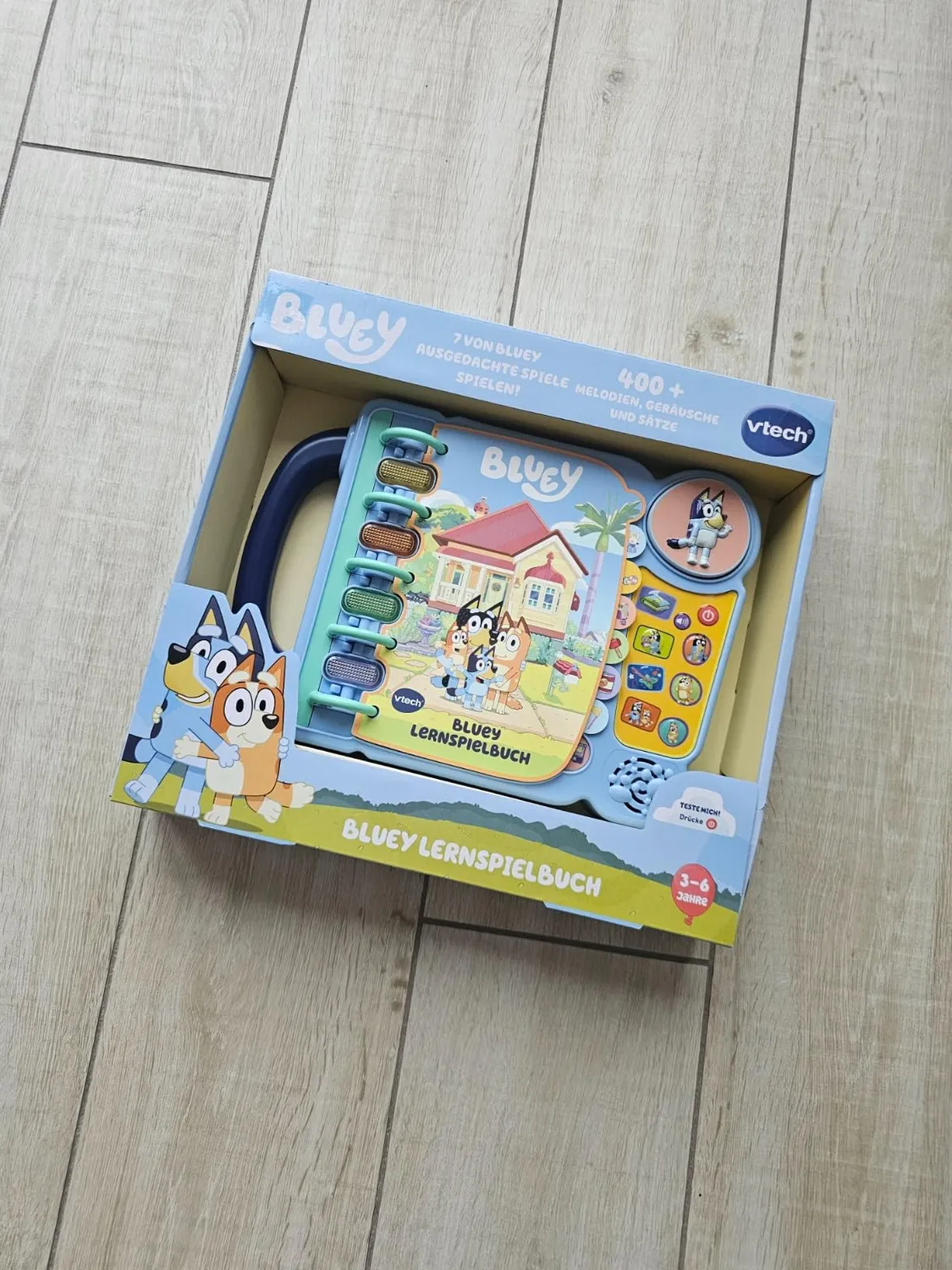VTech Bluey Interaktives Lernspielbuch 14 Seiten mit Originalstimmen