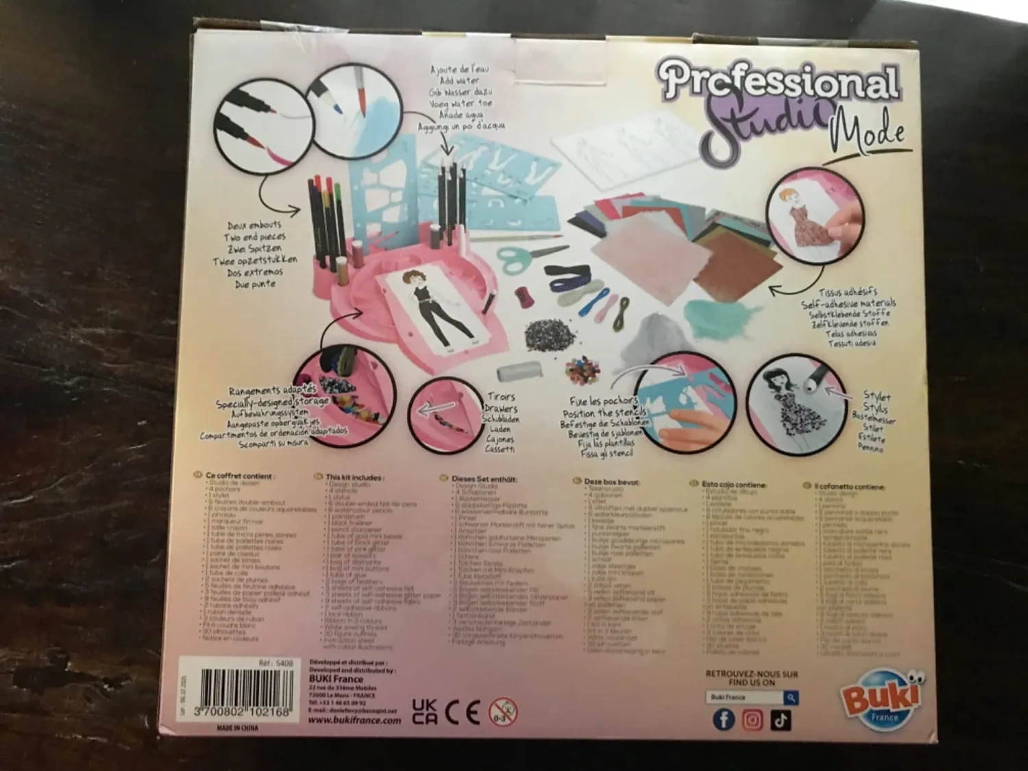 Buki France 5408 Professional Studio Mode Malset