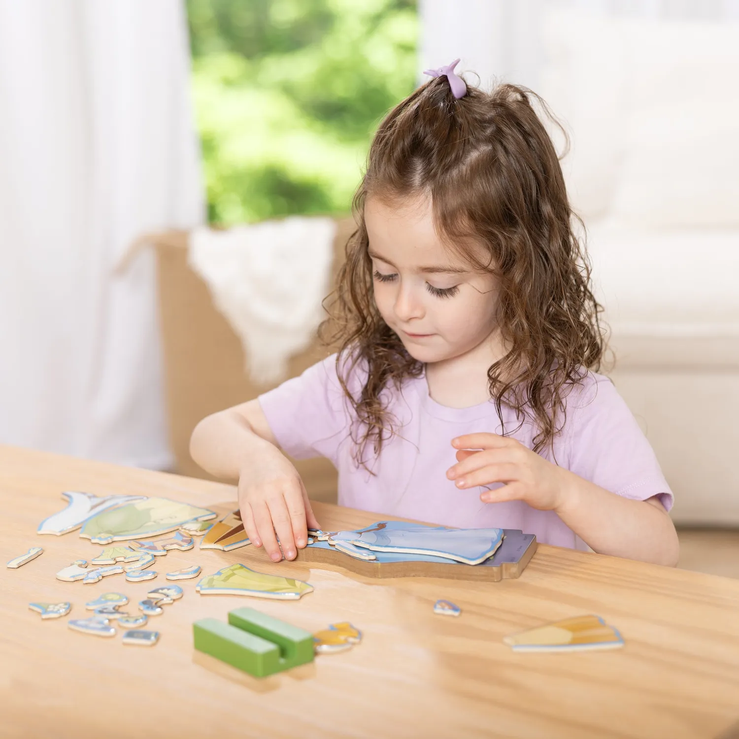 Melissa & Doug Disney Tiana Magnetspiel Holz 30-tlg ab 3 J