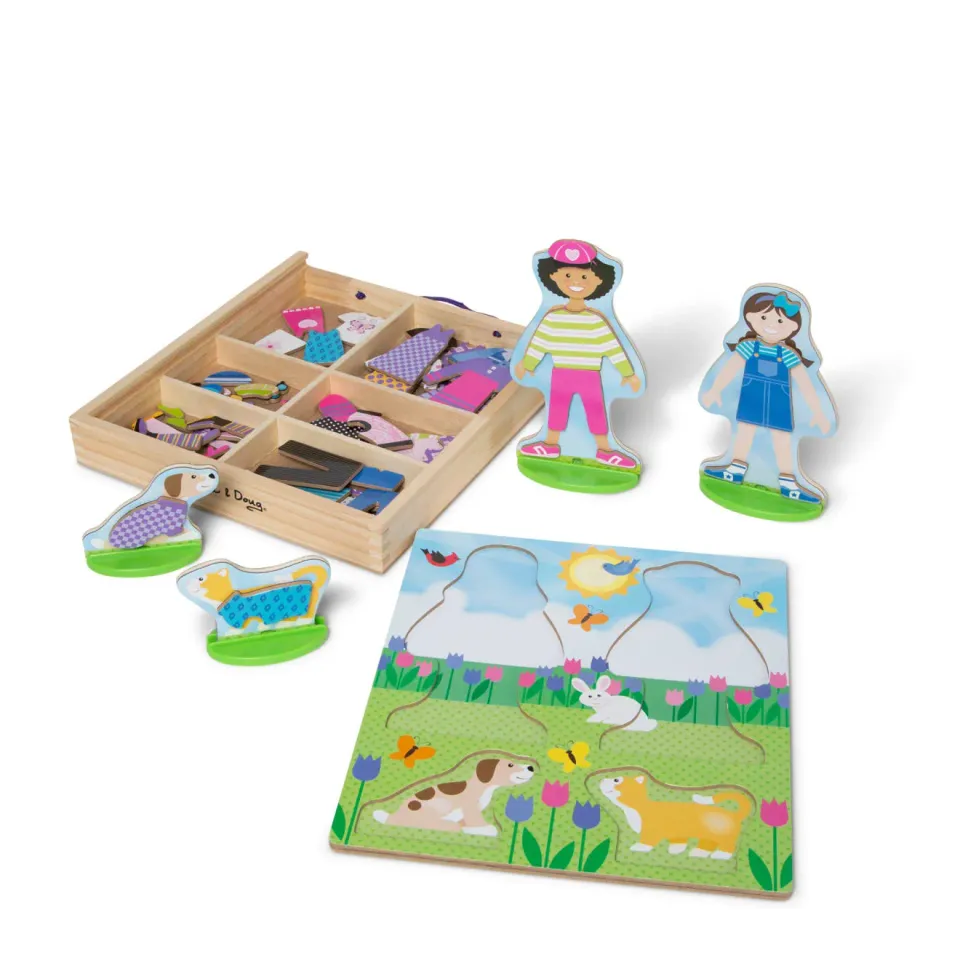 Melissa & Doug Best Friends Magnet-Ankleidespiel 3-5 Jahre