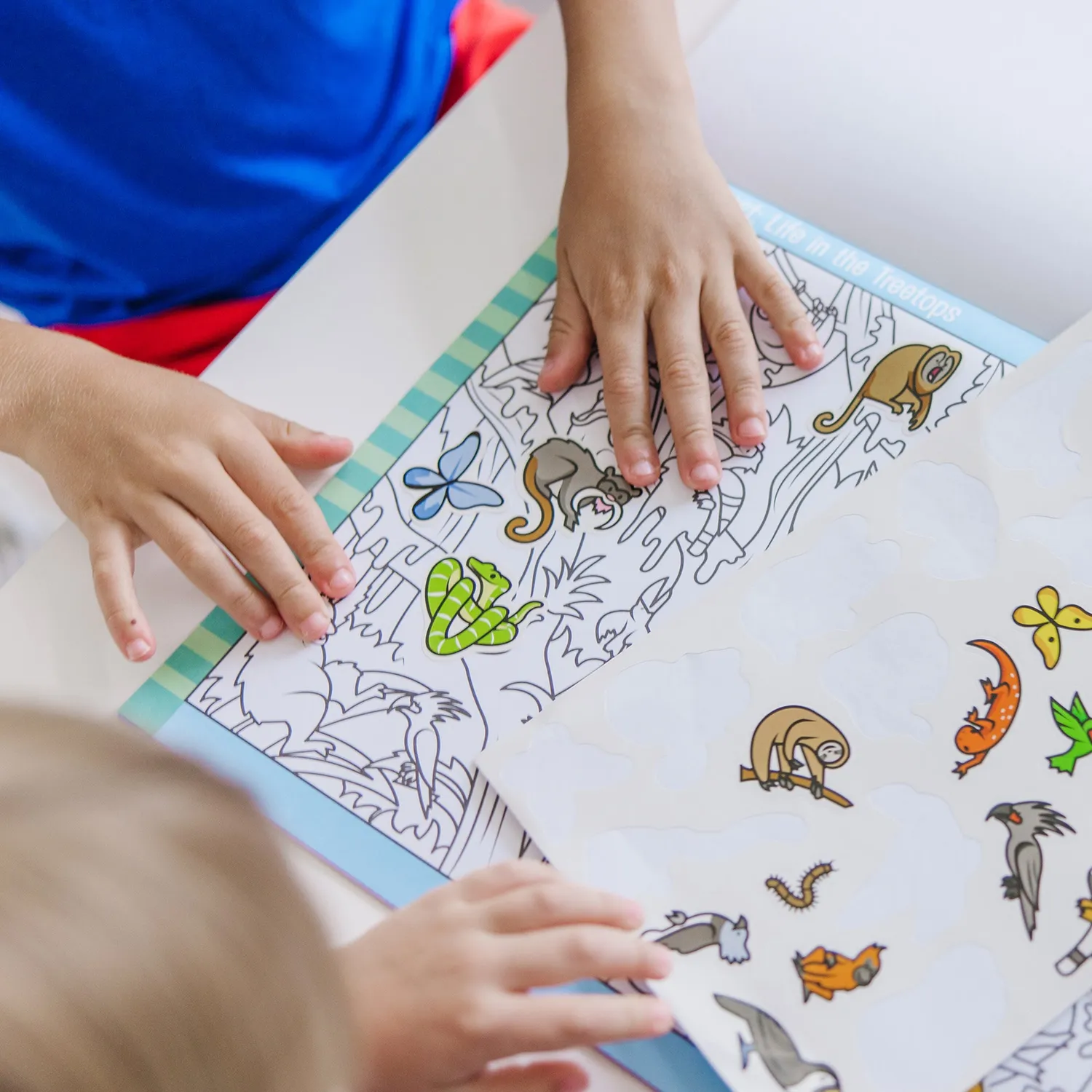 Melissa & Doug Seek & Find Stickerbuch Tiere 400 Sticker