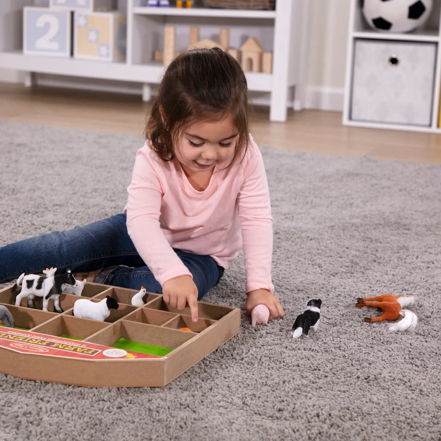 Melissa & Doug Farm Friends Spieltiere Bauernhof 10er Set