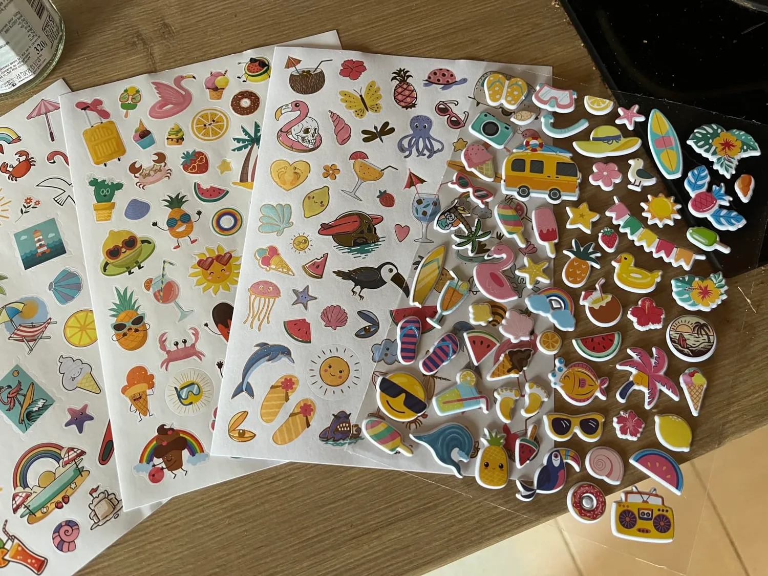 Buki France FK018 Stickertasche Summer Sticker 200 Sommer Gold