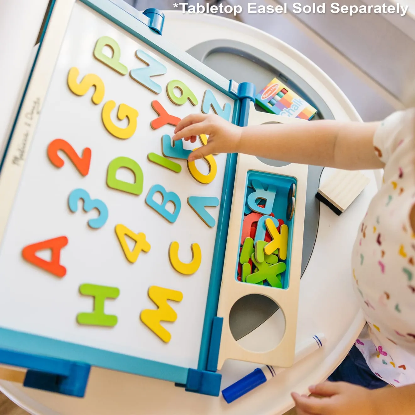 Melissa and Doug Magnetic Letters & Numbers Magnetbuchstaben Holz Set