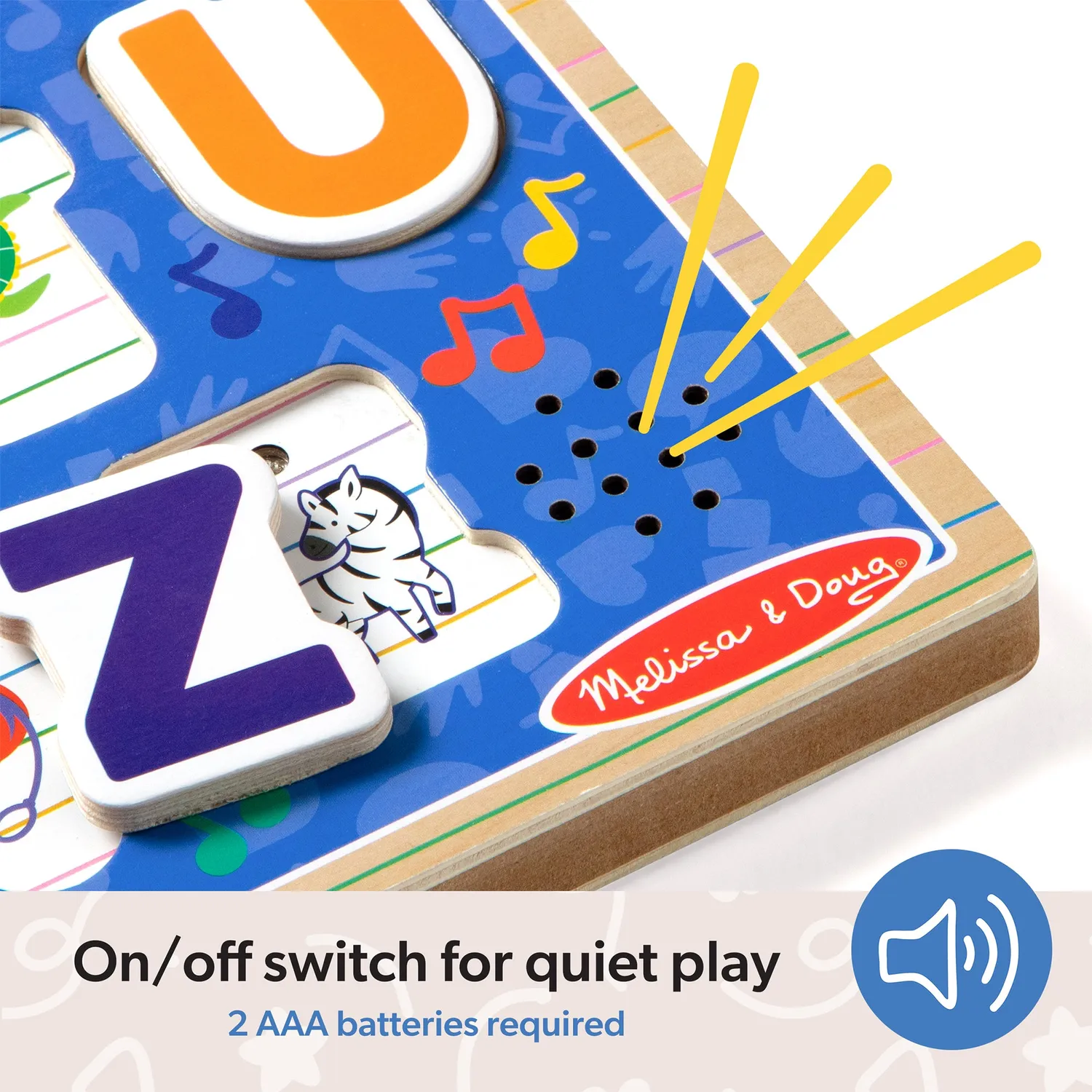 Melissa & Doug Ms. Rachel Phonics ABC Soundpuzzle Holz