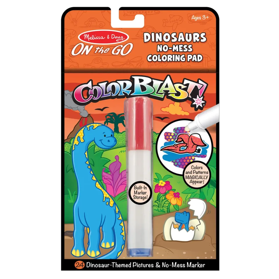Melissa & Doug On the Go ColorBlast Dino Zaubermalblock