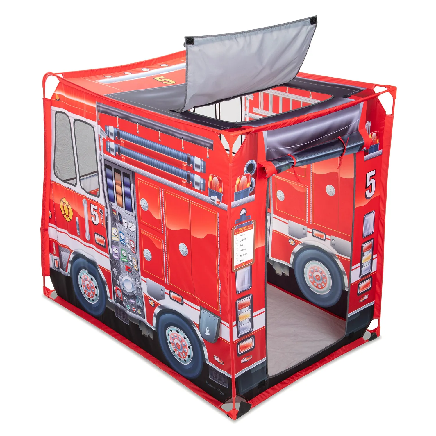 Melissa & Doug Fire Truck Spielzelt Feuerwehr Stoff groß