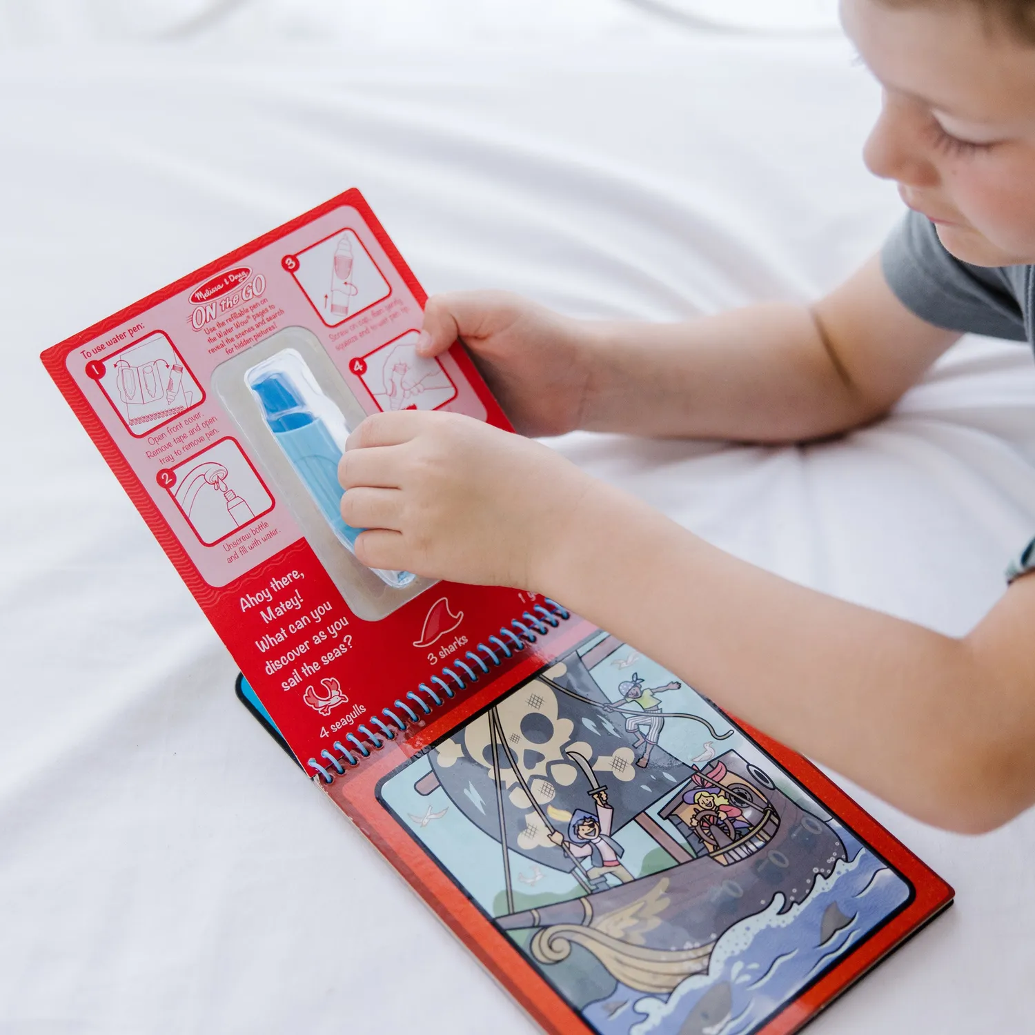 Melissa & Doug Water Wow Abenteuer Malbuch mit Wasserstift