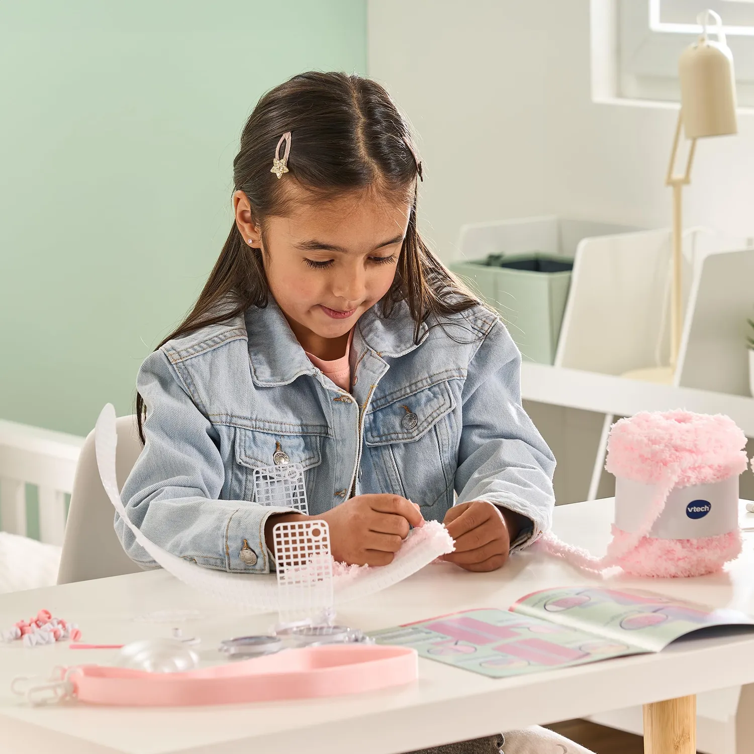 VTech Kid'Couture Einhorn-Handtasche DIY-Stickset mit Licht