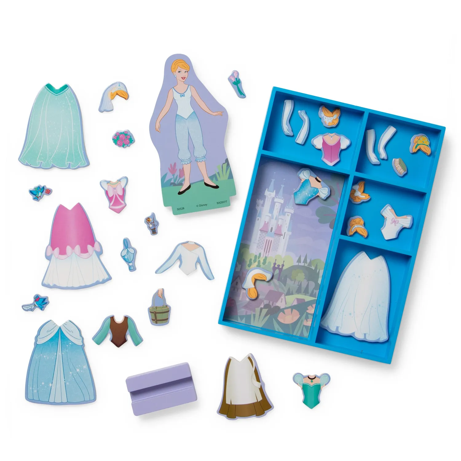 Melissa & Doug Disney Cinderella Magnetspiel Holz 30-teilig