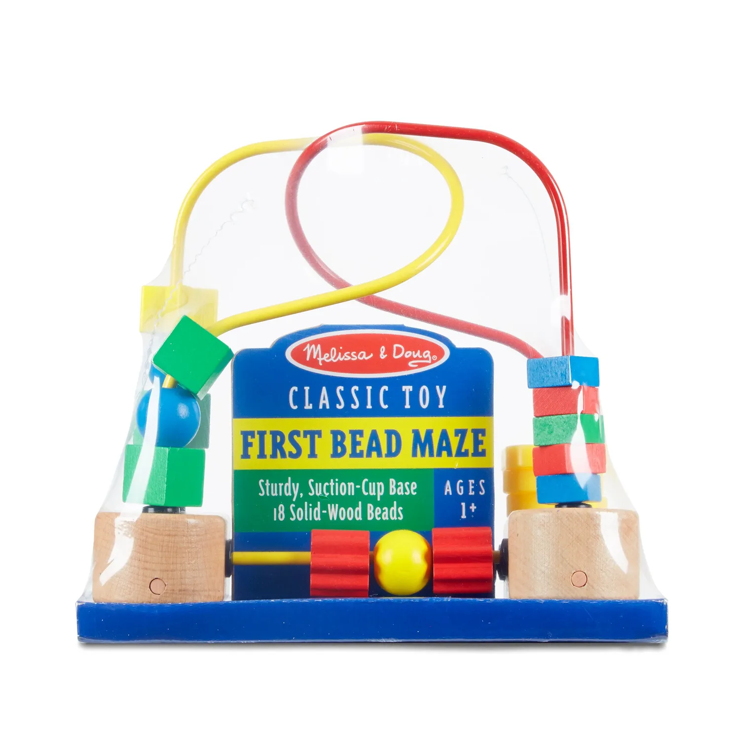 Melissa & Doug First Bead Maze Motorikschleife Baby Holz