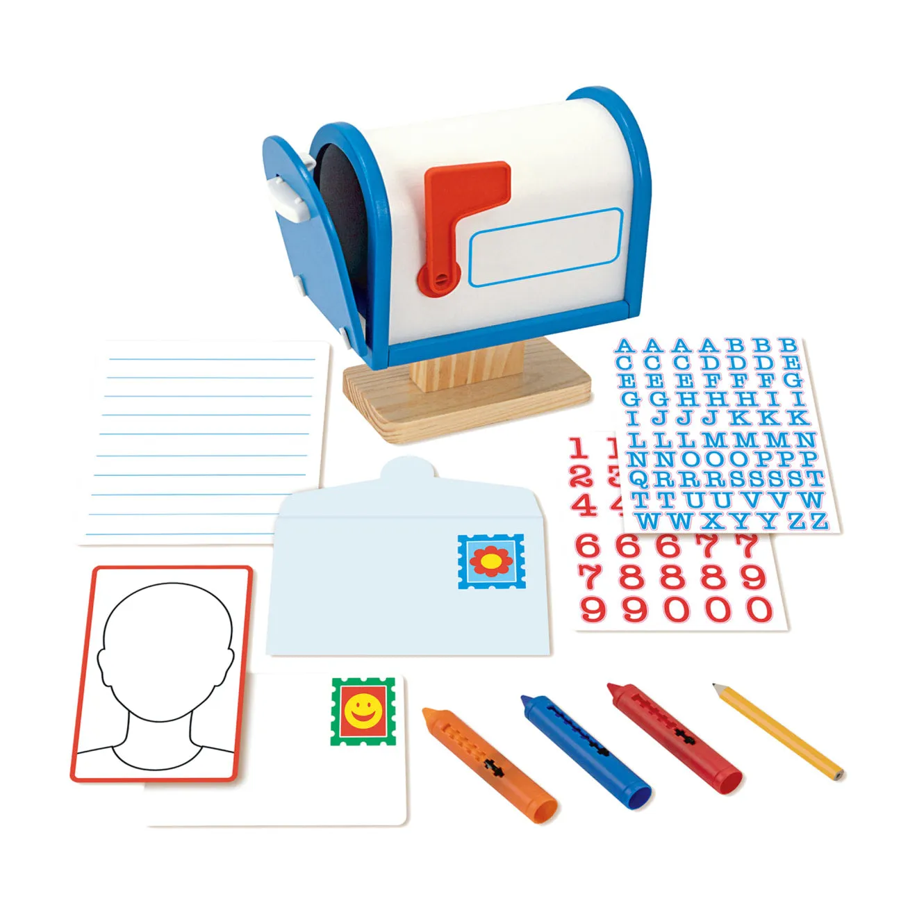 Melissa & Doug My Own Mailbox Holzbriefkasten Set