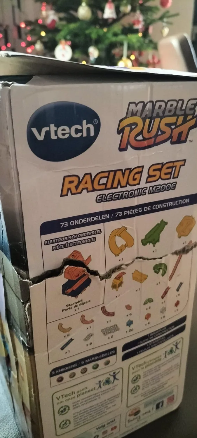 VTech Marble Rush Racing Set M200E Kugelbahn 73 Teile mit Sound