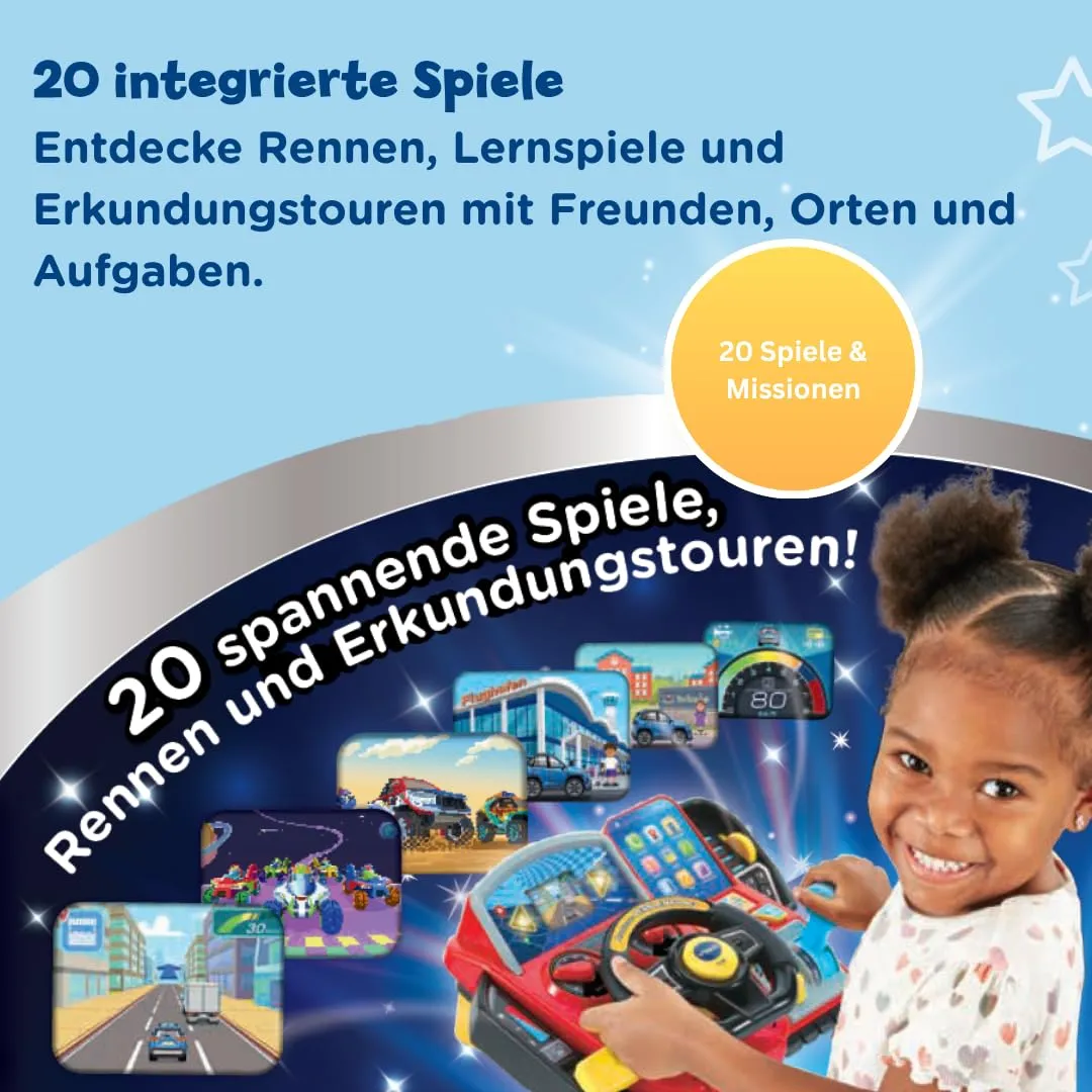 VTech Abenteuer Lernlenkrad LCD-Steuer 3-7 Jahre