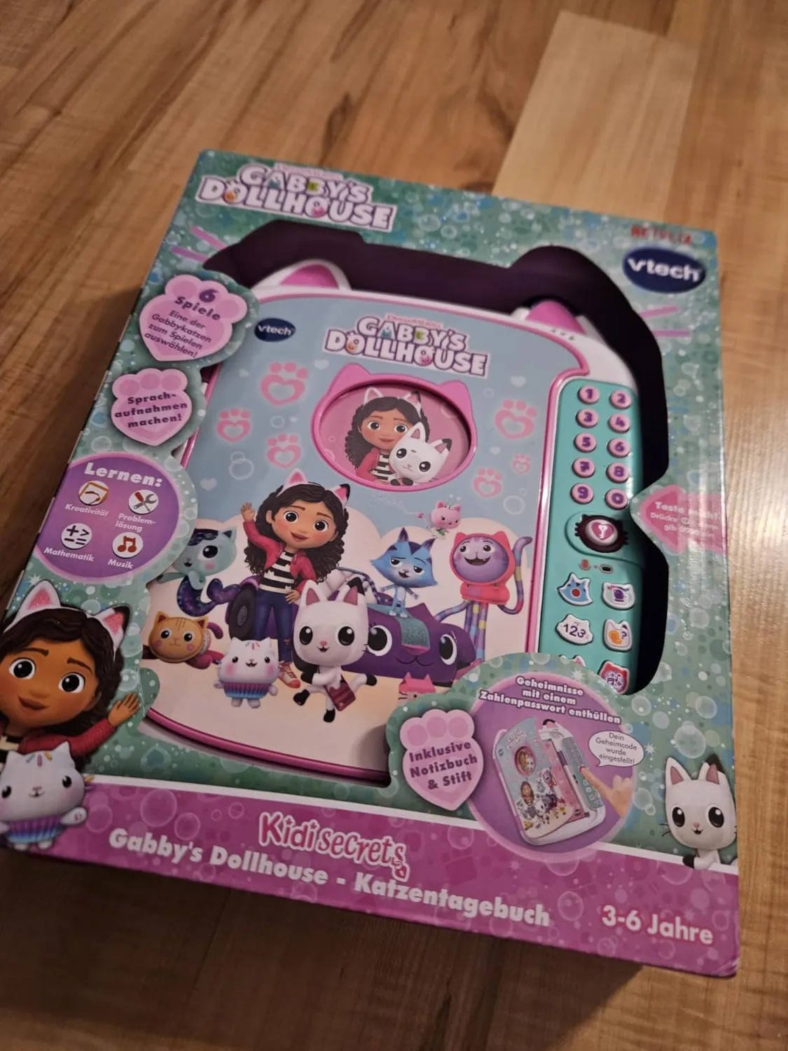 VTech Gabby's Dollhouse Katzentagebuch Zahlenpasswort