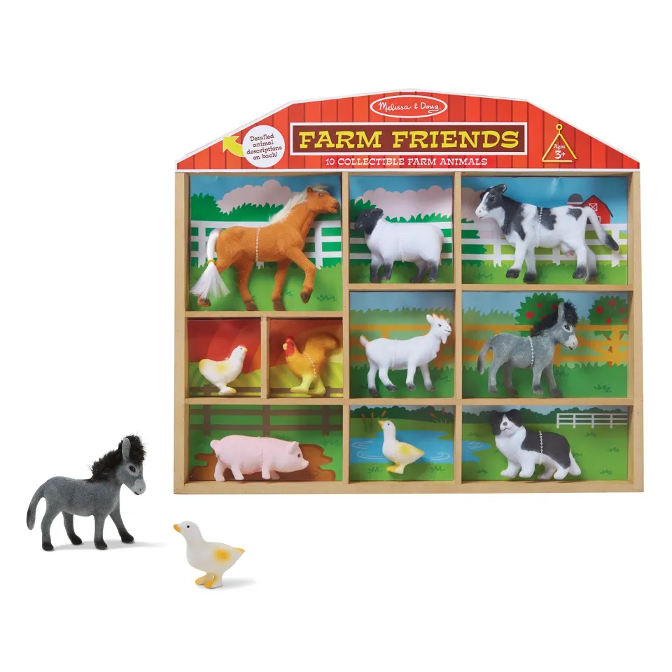Melissa & Doug Farm Friends Spieltiere Bauernhof 10er Set