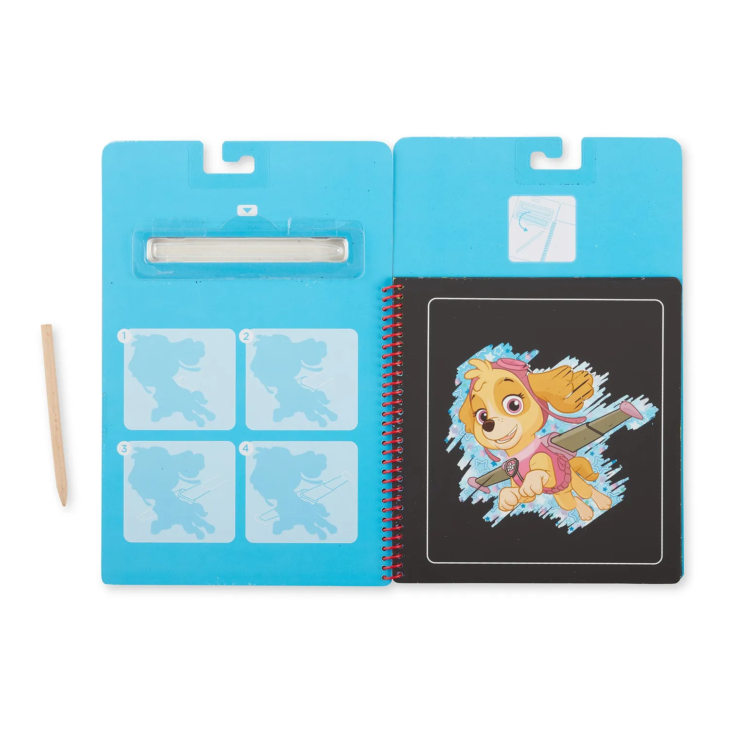 Melissa & Doug PAW Patrol Skye Kratzblock 10 Seiten bunt