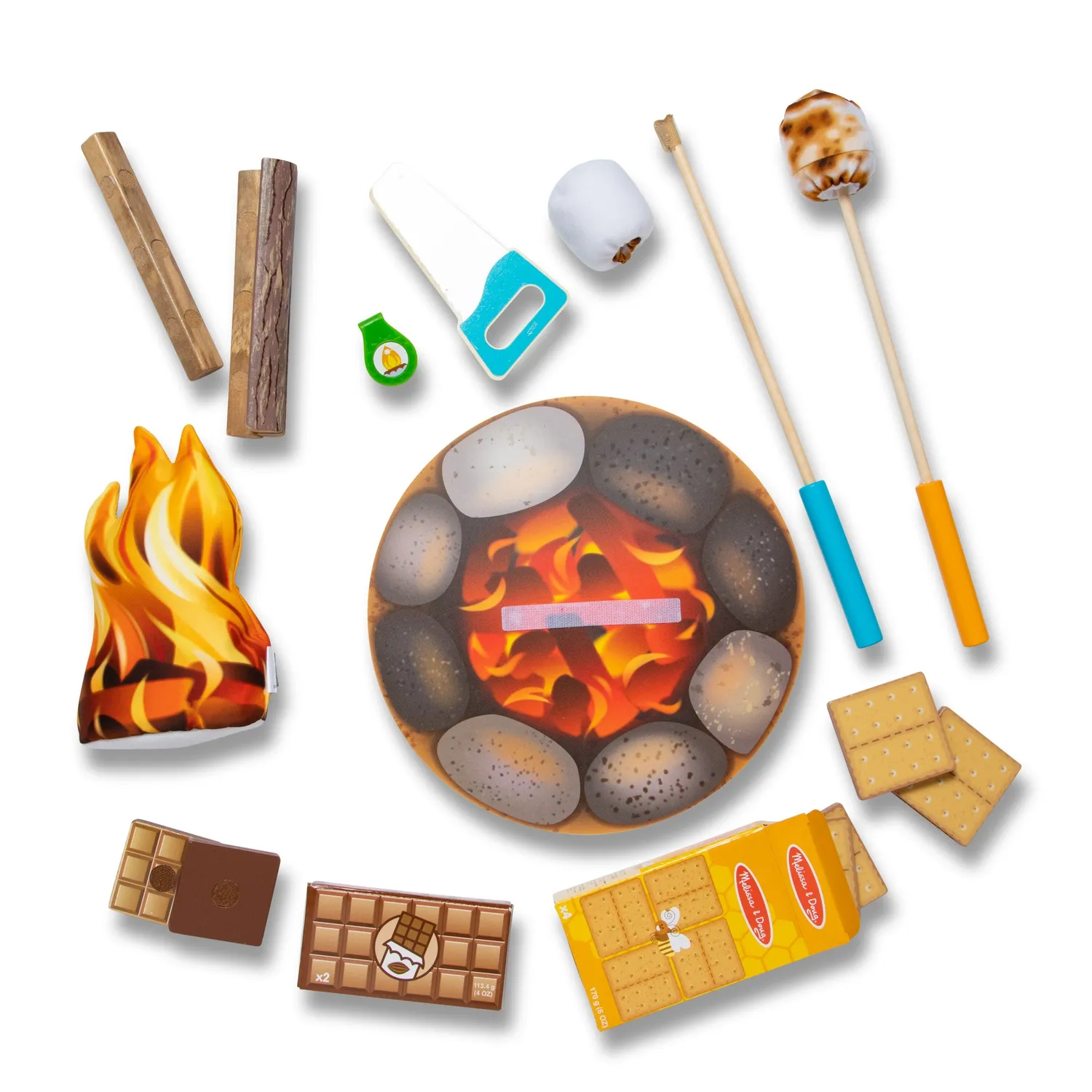Melissa & Doug Campfire S'Mores Spielset 23 Teile ab 3 Jahre
