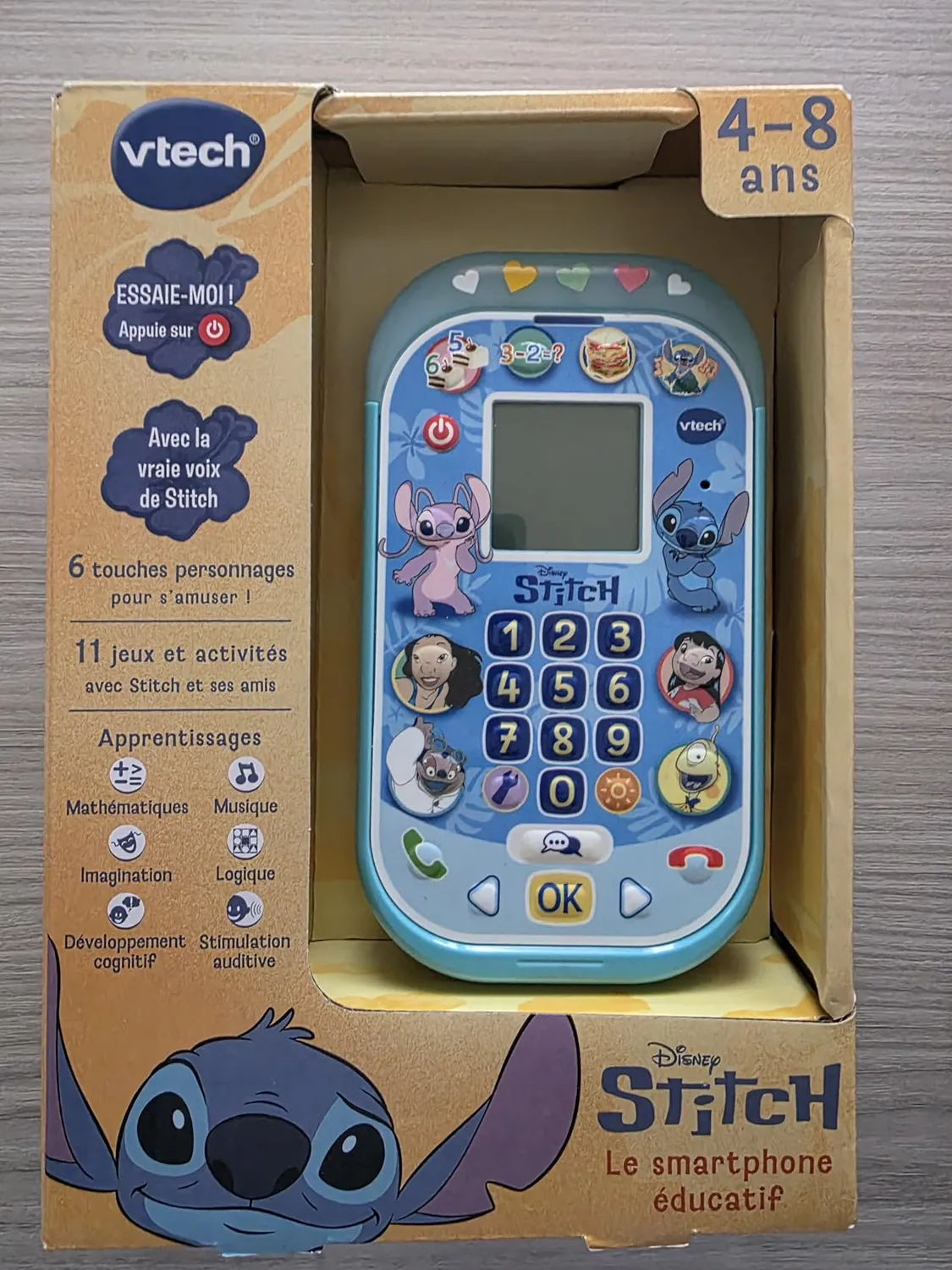 VTech Stitch Lern-Smartphone Französisch Lernspiel