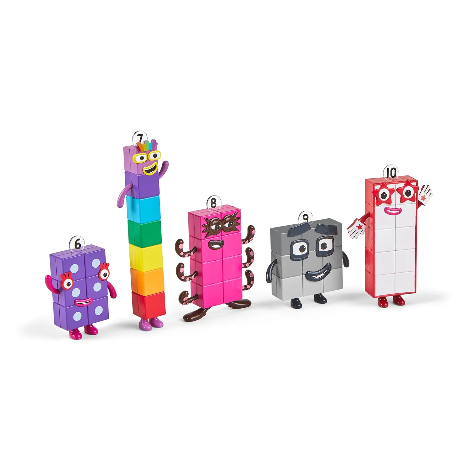 Learning Resources Numberblocks Freunde Sechs bis Zehn Spielfiguren 5er Set