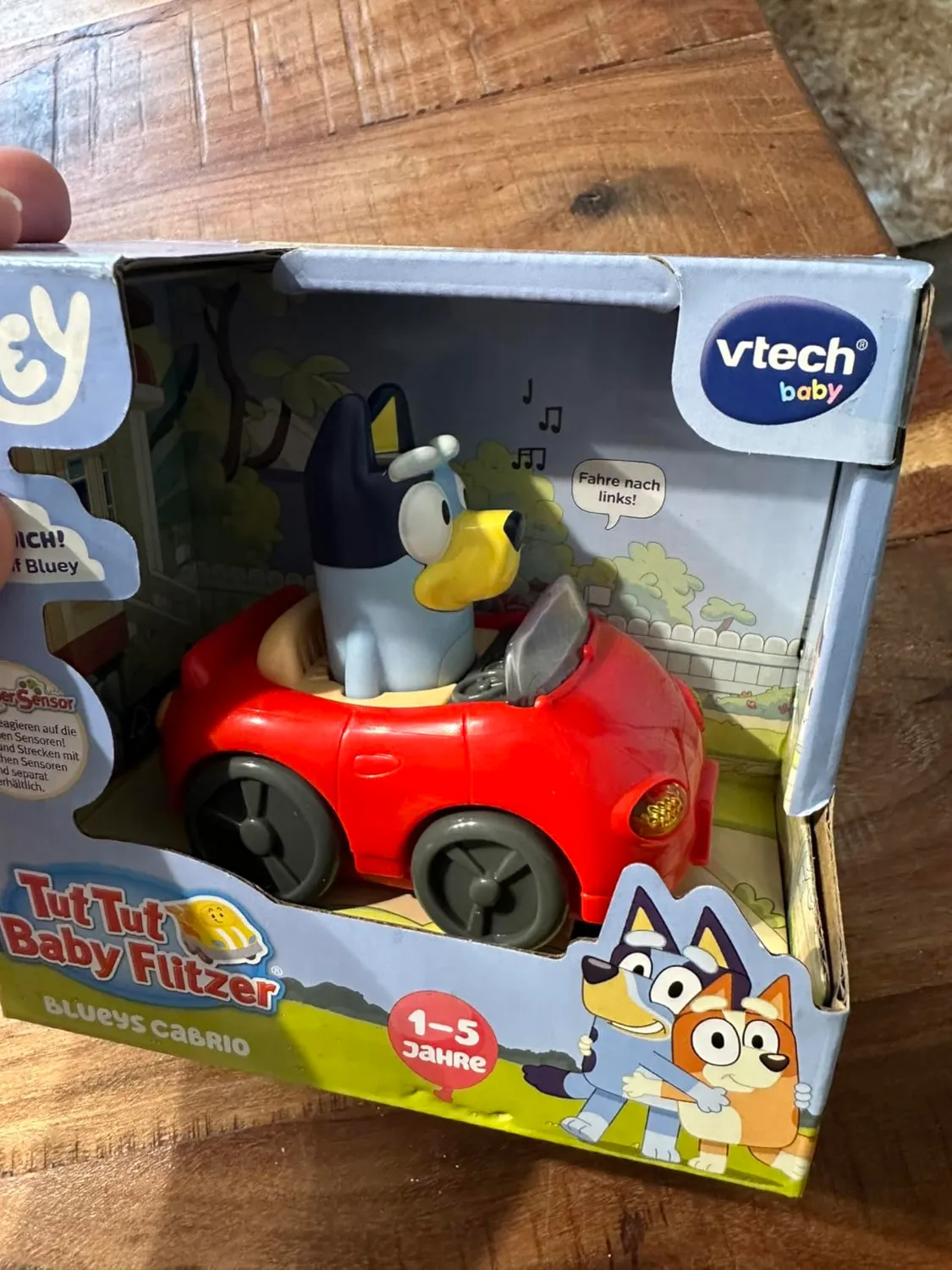 VTech Tut Tut Blueys Cabrio Spielauto mit Musik 1-5 Jahre