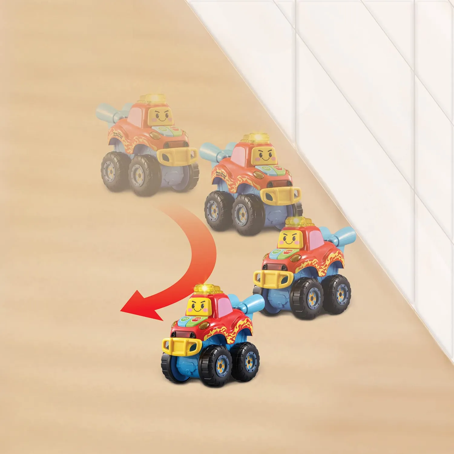 VTech Tut Tut Baby Flitzer Magic Move Supertruck Monstertruck