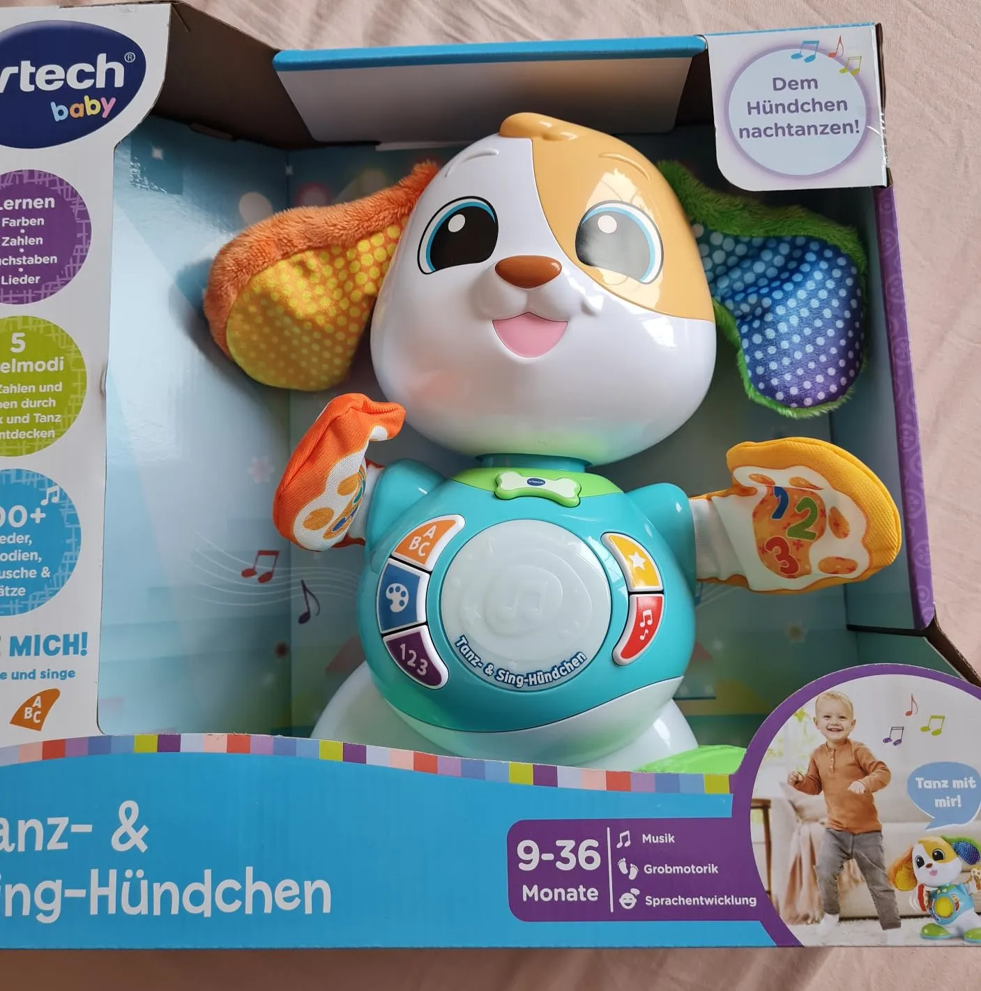 Vtech Tanz- & Sing-Hündchen Lernspielzeug Musik Farben