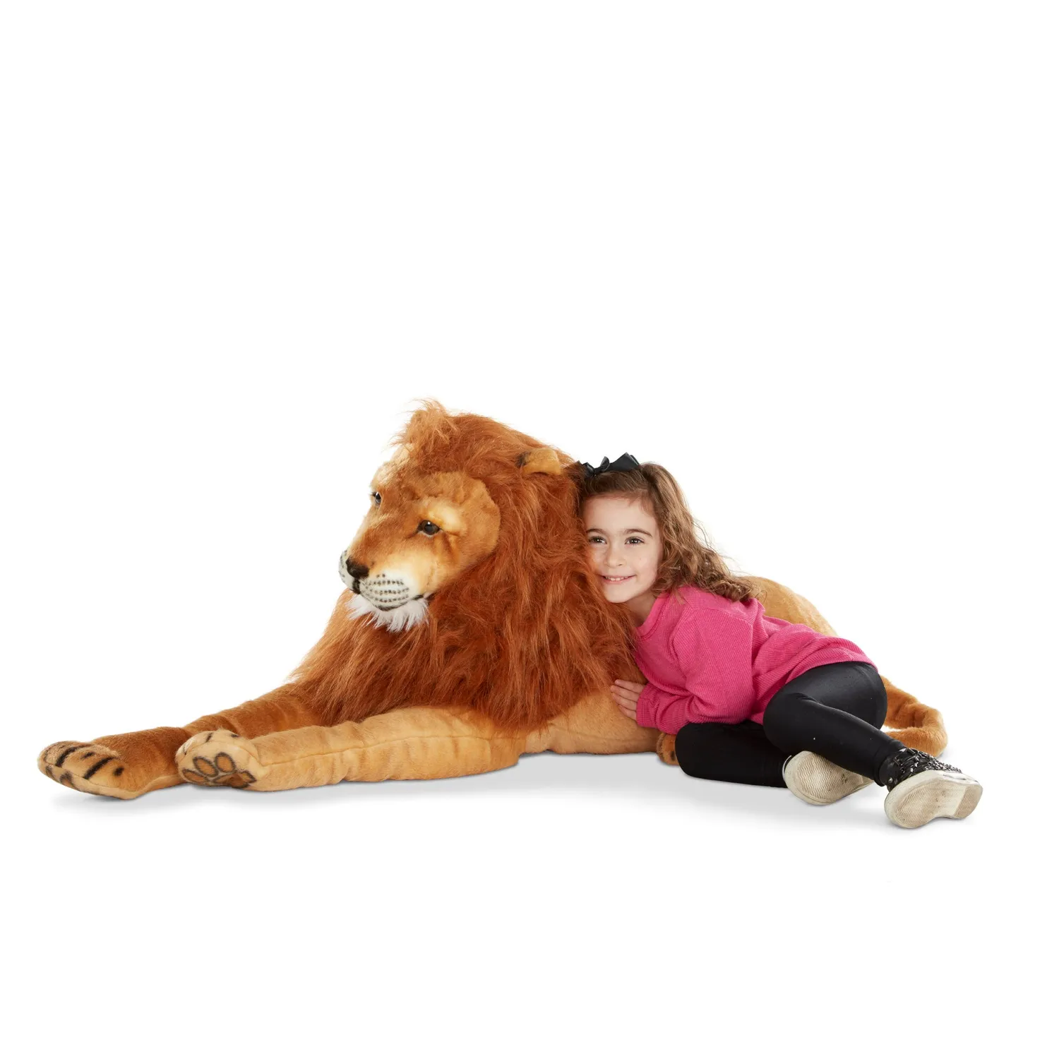 Melissa & Doug Lion Lifelike Plush Löwe Plüschtier Groß