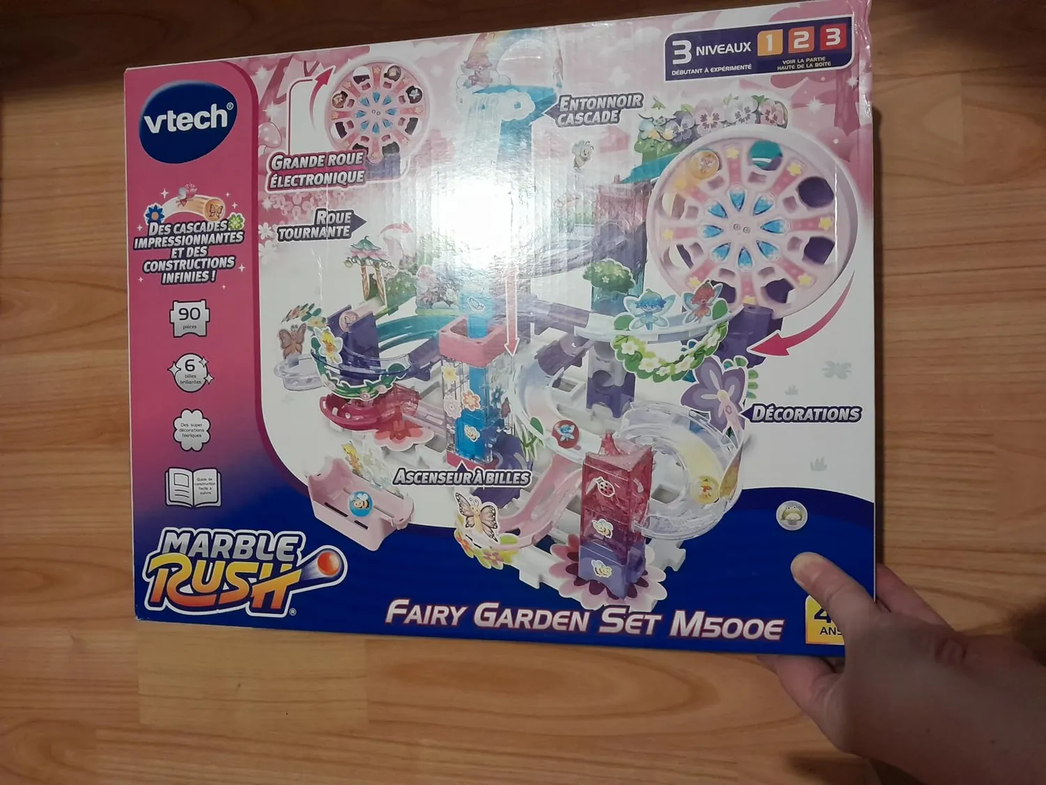 VTech Marble Rush Fairy Garden M500E Kugelbahn 90 Teile